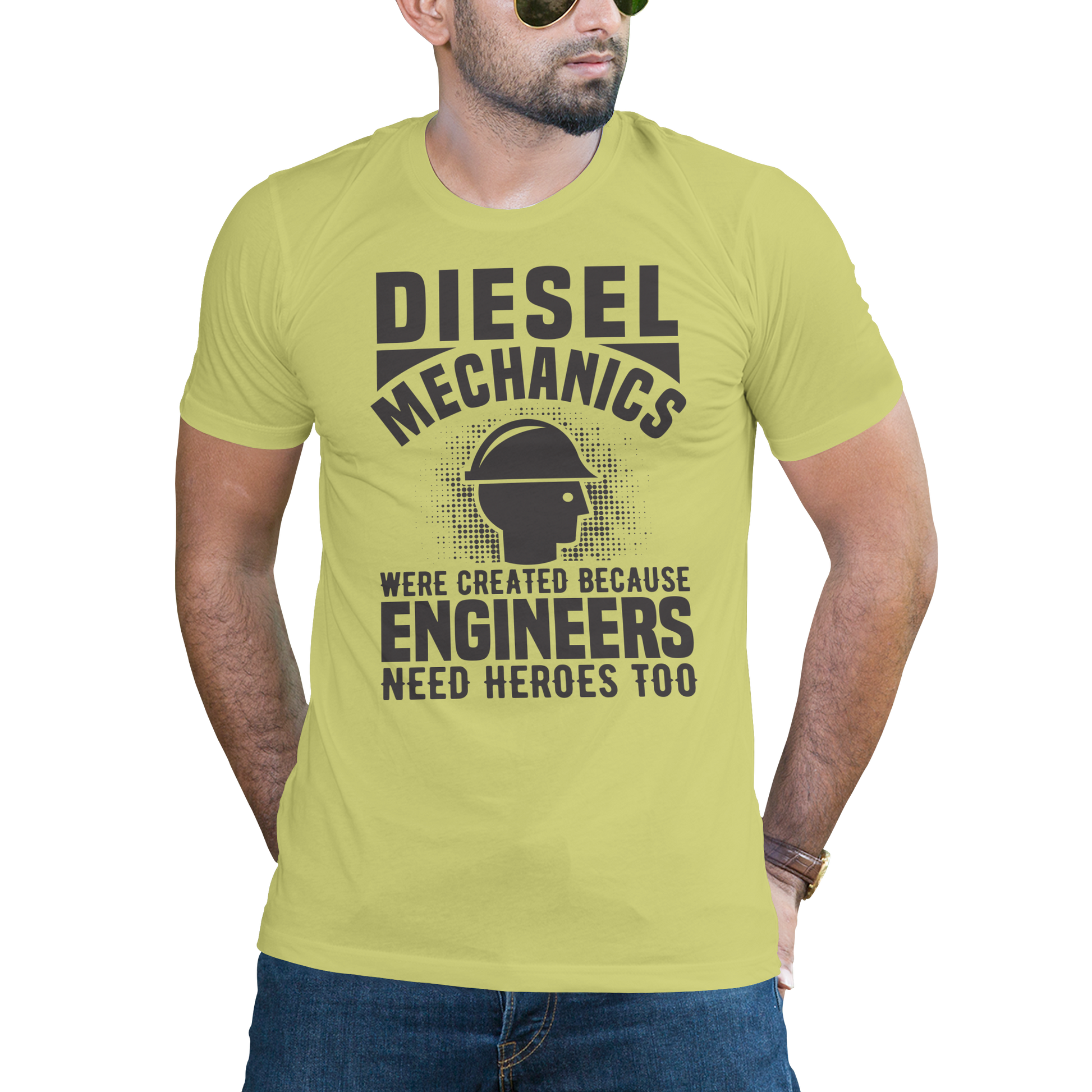 Diesel mechanics mens womens unisex t-shirt - Premium t-shirt from MyDesigns - Just $16.95! Shop now at Lees Krazy Teez