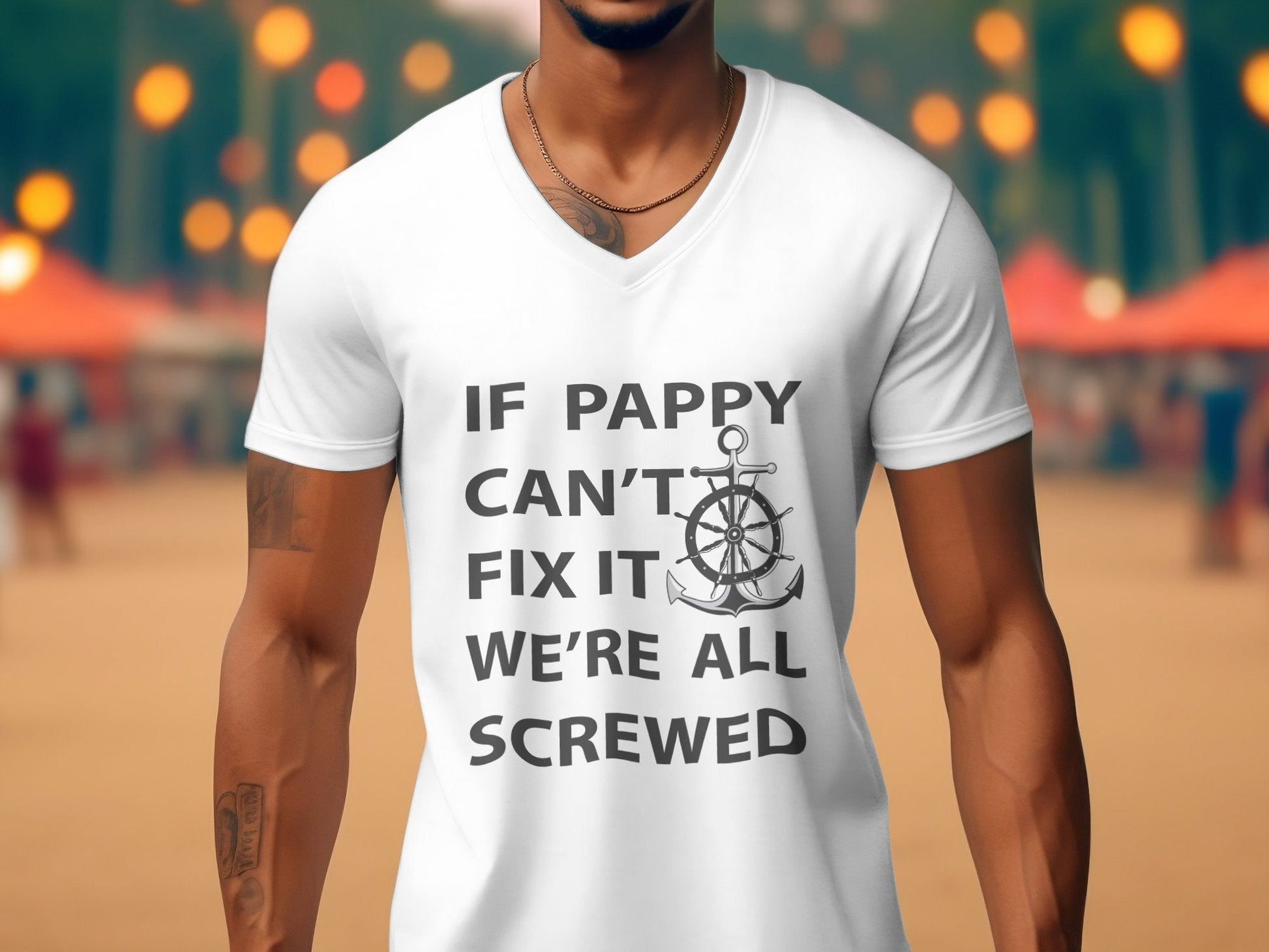 if pappy can't fix it we're all screwed Men's t-shirt - Premium t-shirt from MyDesigns - Just $19.95! Shop now at Lees Krazy Teez