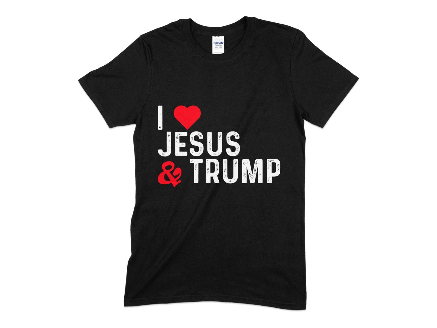I love Jesus and Trump t-shirt - Premium t-shirt from MyDesigns - Just $21.95! Shop now at Lees Krazy Teez