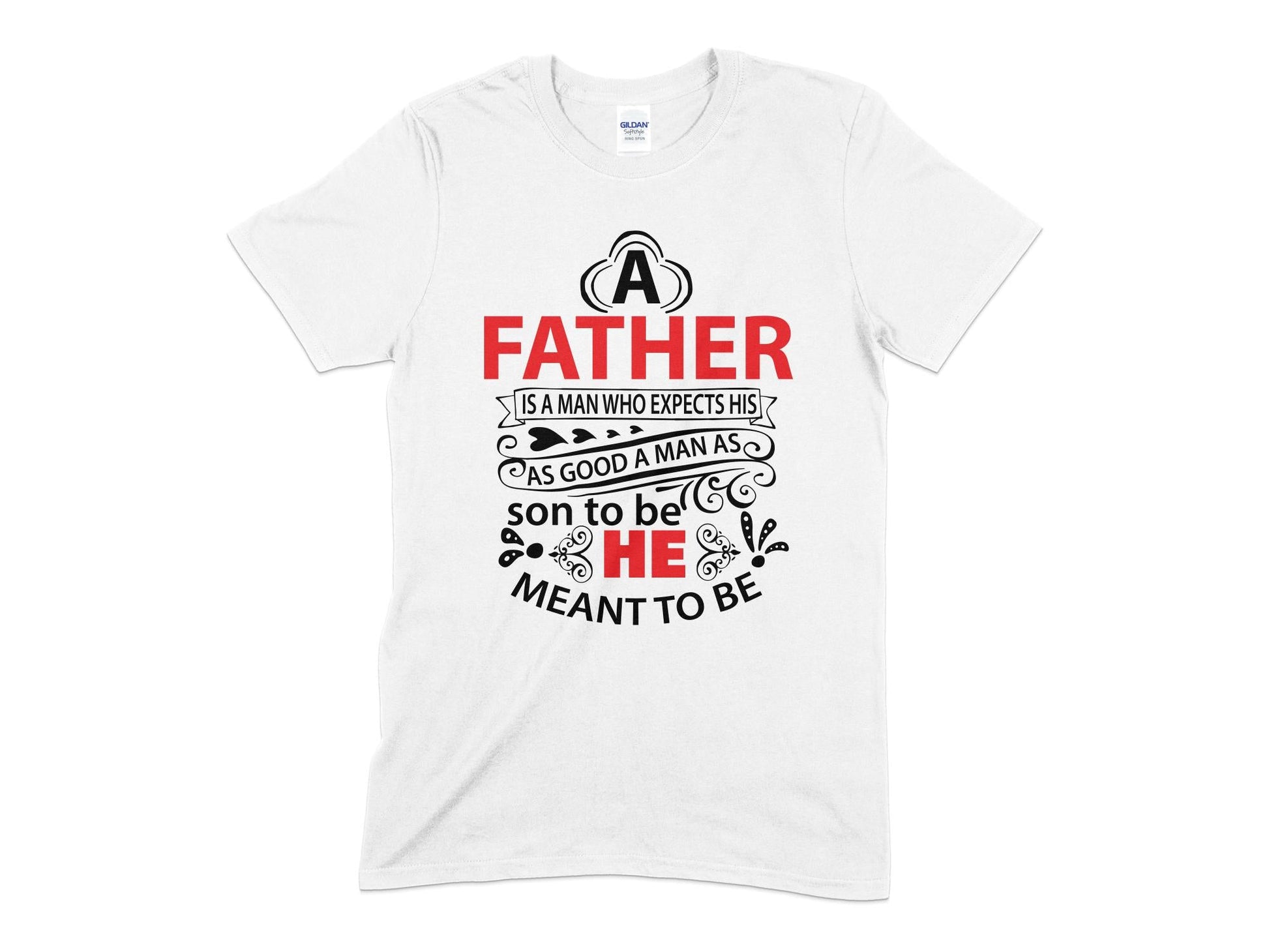 Father is a man who expects his as good a man as soon to be - Premium t-shirt from MyDesigns - Just $19.95! Shop now at Lees Krazy Teez