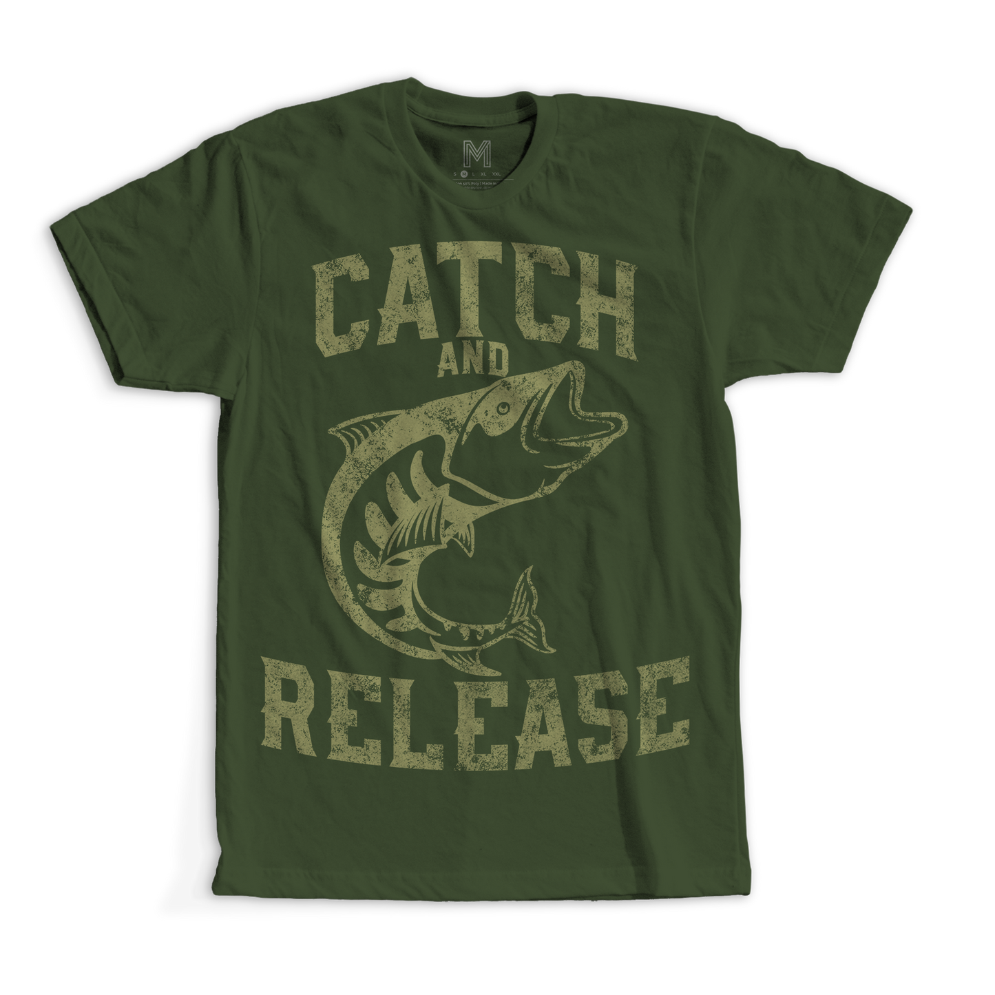 Catch and release fishing men's t-shirt - Premium t-shirt from MyDesigns - Just $16.95! Shop now at Lees Krazy Teez