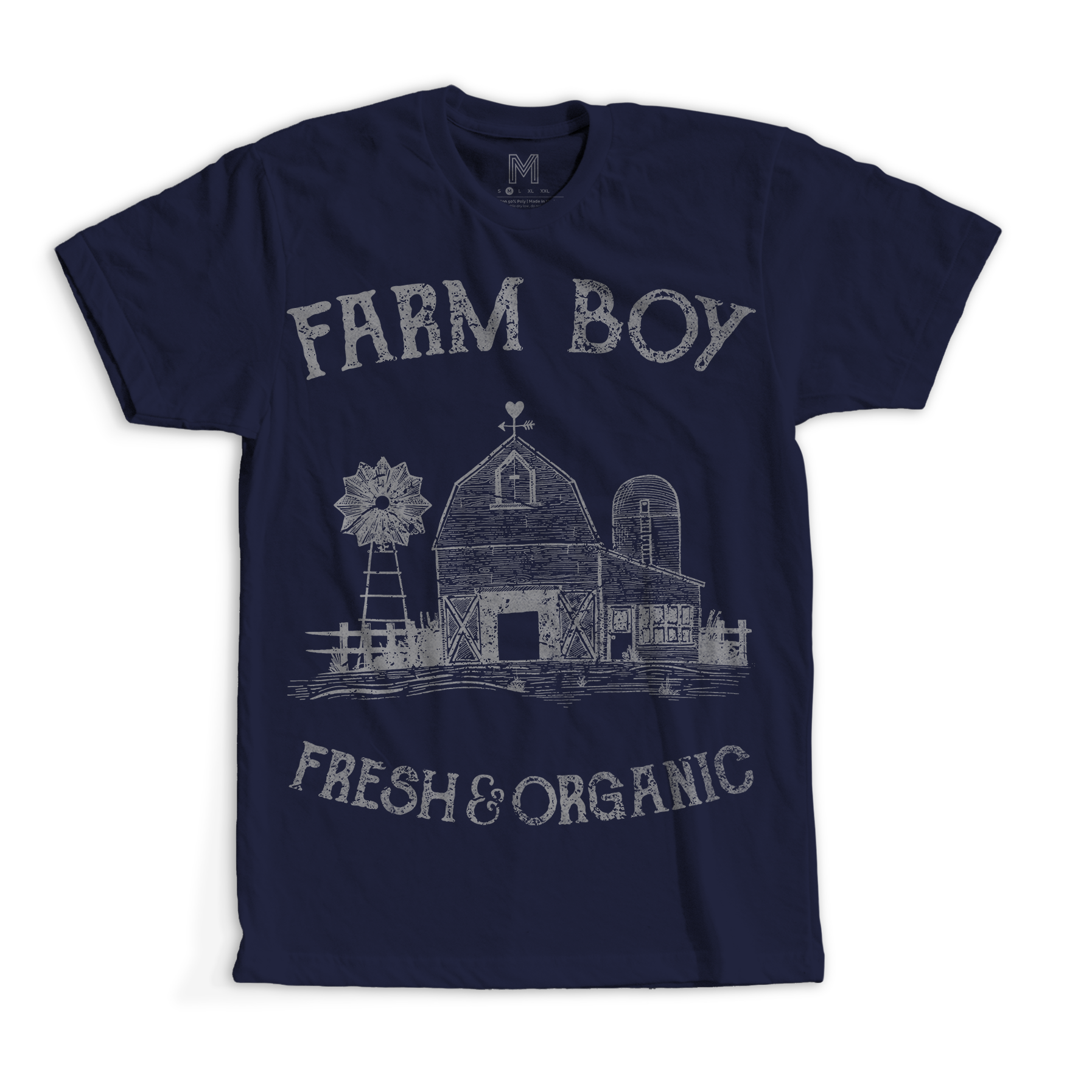 Farm boy fresh and organic farmer Men's t-shirt - Premium t-shirt from MyDesigns - Just $19.95! Shop now at Lees Krazy Teez