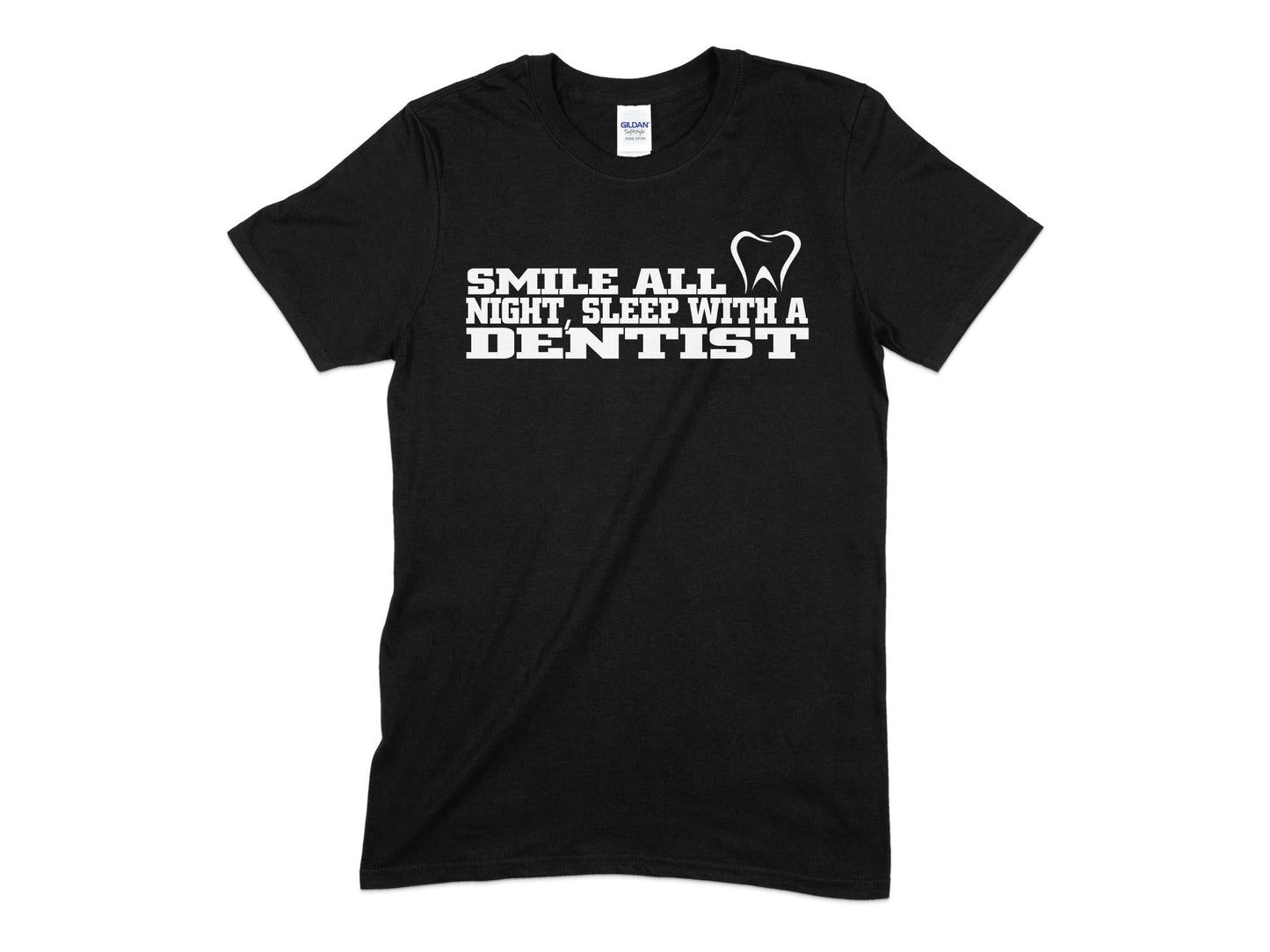 smile all night sleep with a dentist - Premium t-shirt from MyDesigns - Just $19.95! Shop now at Lees Krazy Teez