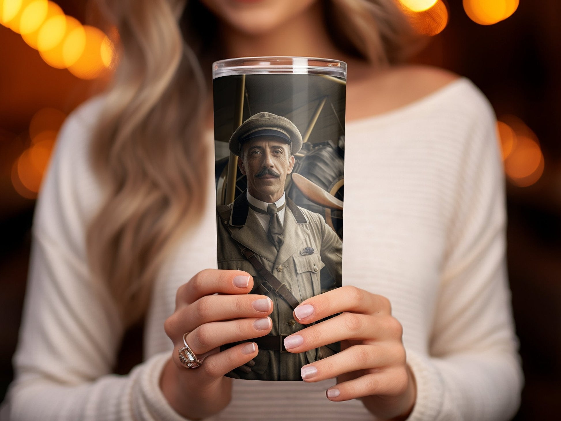 3d world war 2 soldier 20oz skinny tumbler wrap - Premium tumbler from MyDesigns - Just $29.95! Shop now at Lees Krazy Teez