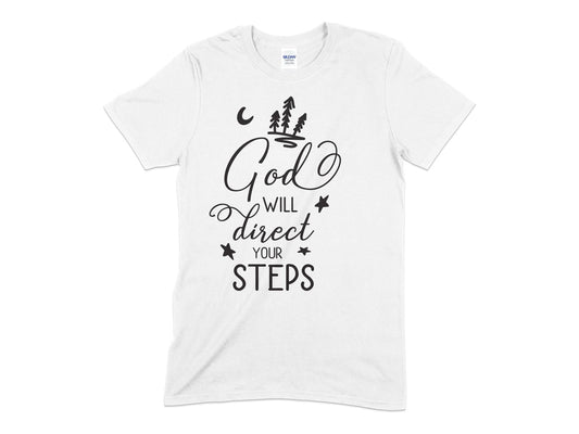 God Will Direct Your Steps Christian t-shirt - Premium t-shirt from MyDesigns - Just $21.95! Shop now at Lees Krazy Teez