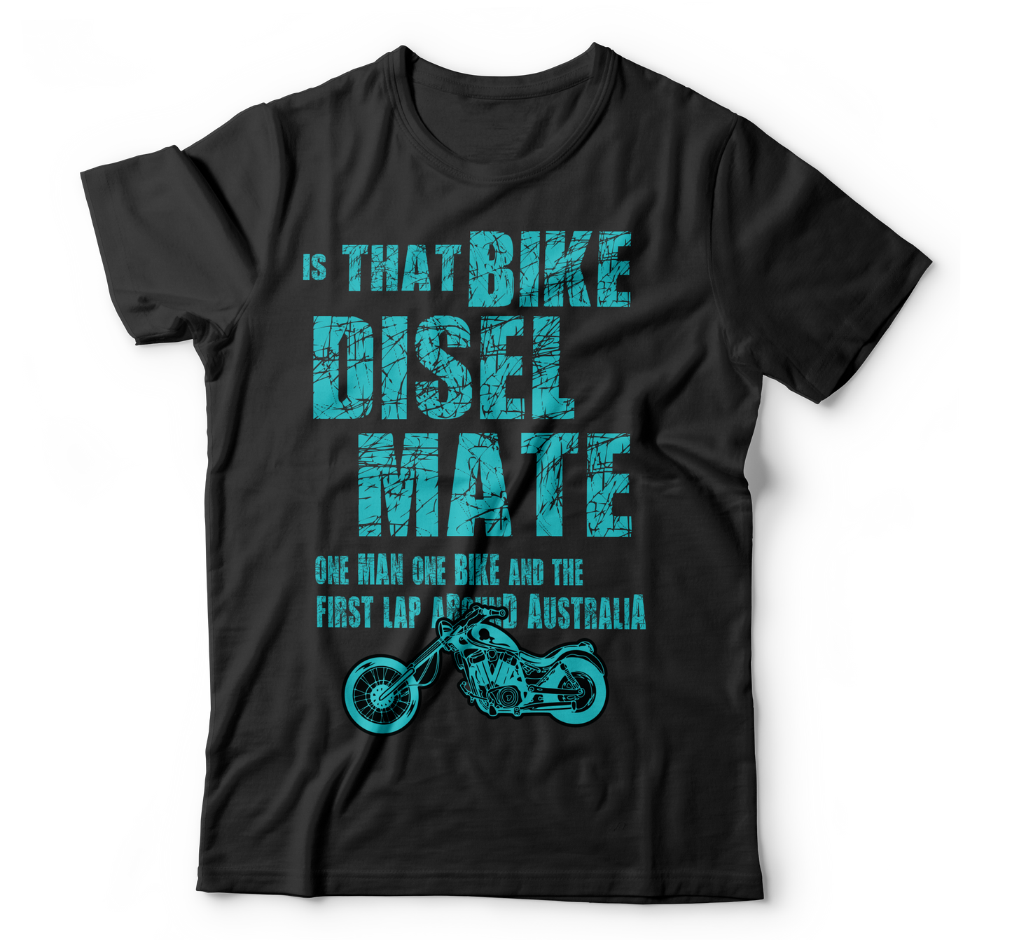 Is that bike disel mate funny men's t-shirt - Premium t-shirt from MyDesigns - Just $21.95! Shop now at Lees Krazy Teez