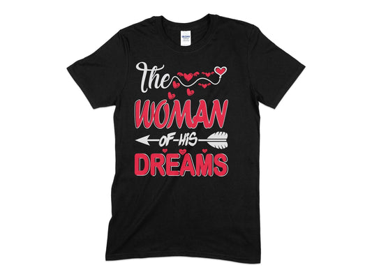 The woman of his dreams t-shirt - Premium t-shirt from MyDesigns - Just $19.95! Shop now at Lees Krazy Teez