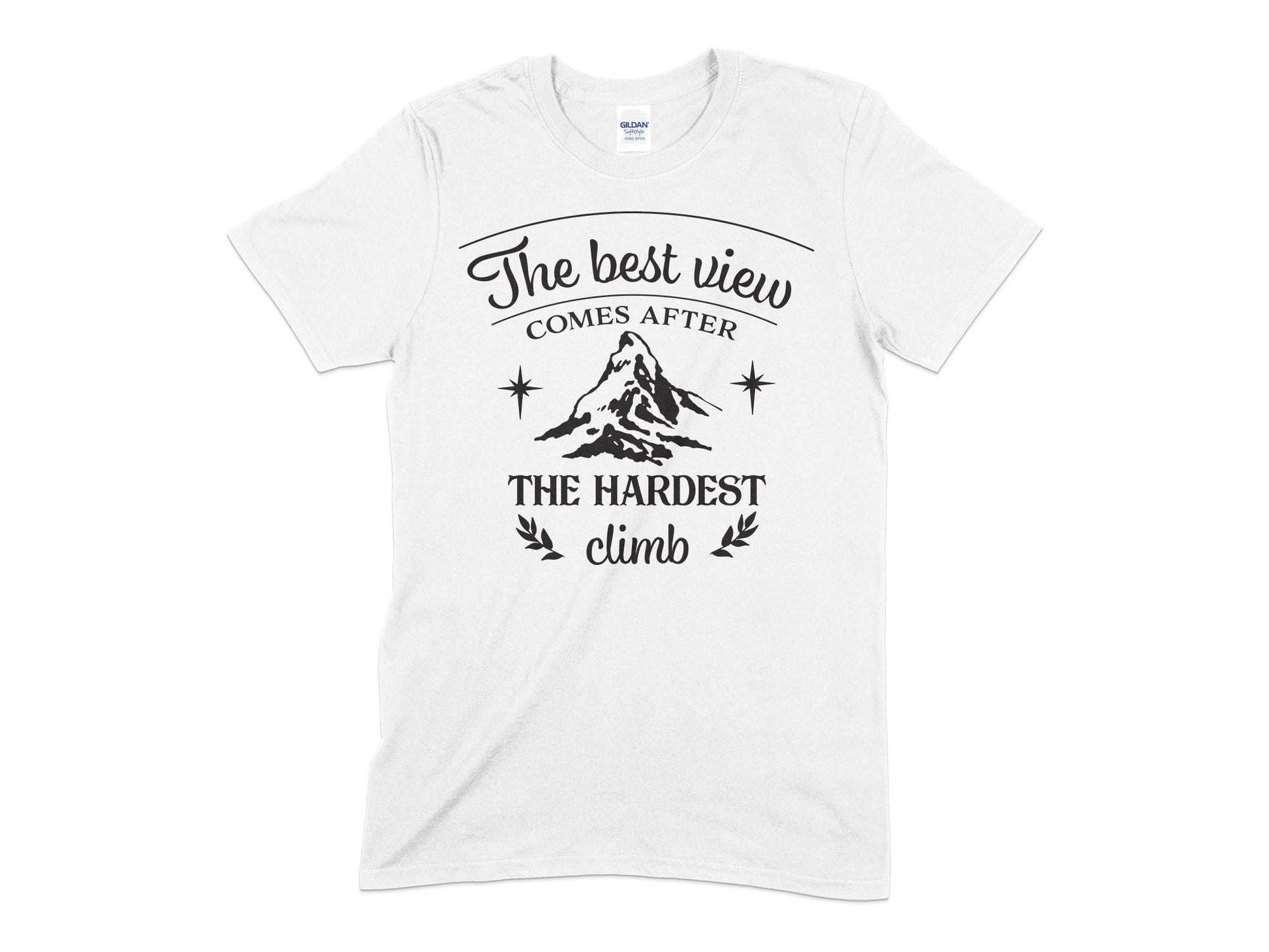 The Best View Comes After The Hardest Climb - Premium t-shirt from MyDesigns - Just $19.95! Shop now at Lees Krazy Teez