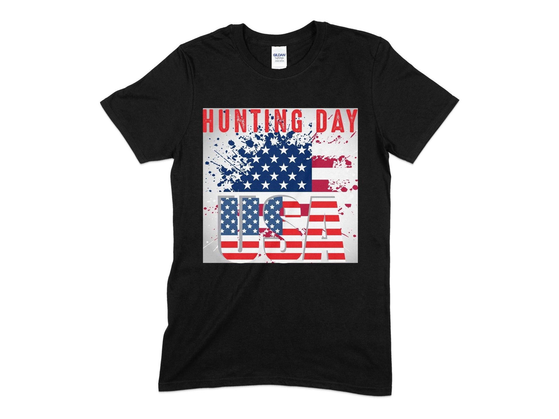 hunting day usa american men's t-shirt - Premium t-shirt from MyDesigns - Just $19.95! Shop now at Lees Krazy Teez