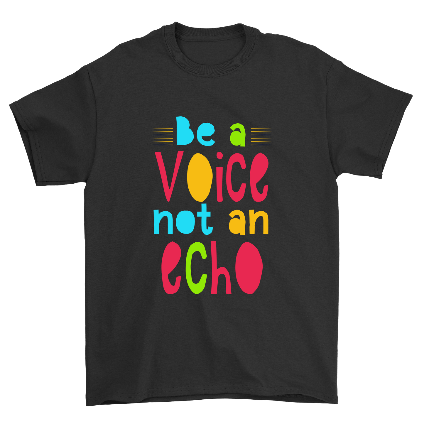 Be a voice not an echo t-shirt - Premium t-shirt from MyDesigns - Just $21.95! Shop now at Lees Krazy Teez