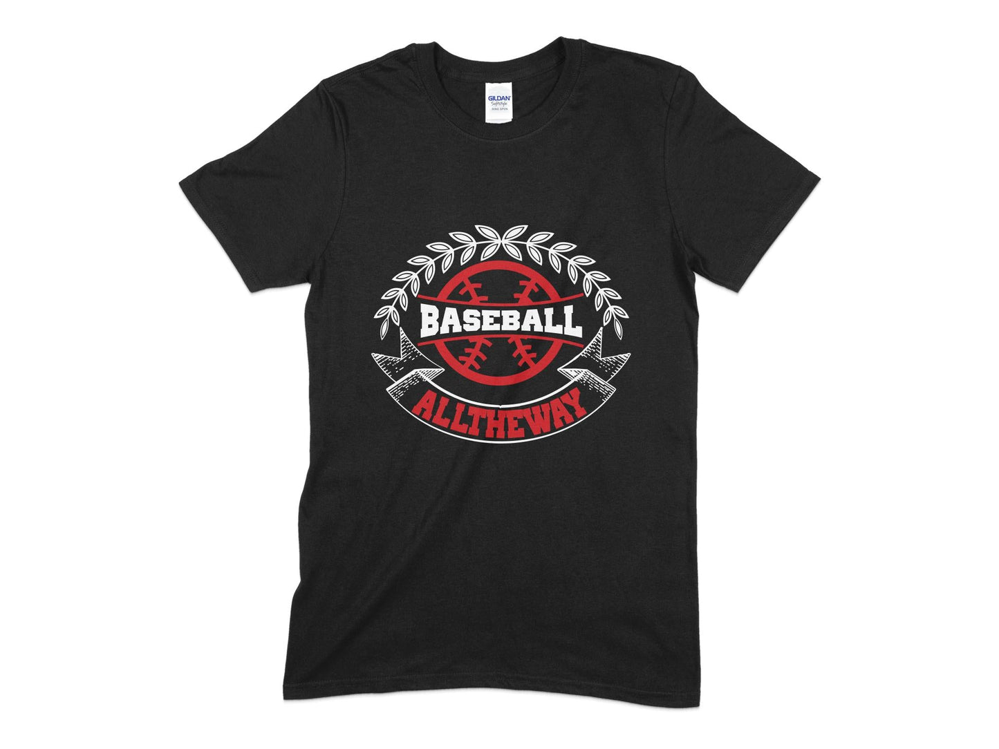 Baseball all the way mens womens unisex t-shirt - Premium t-shirt from MyDesigns - Just $19.95! Shop now at Lees Krazy Teez