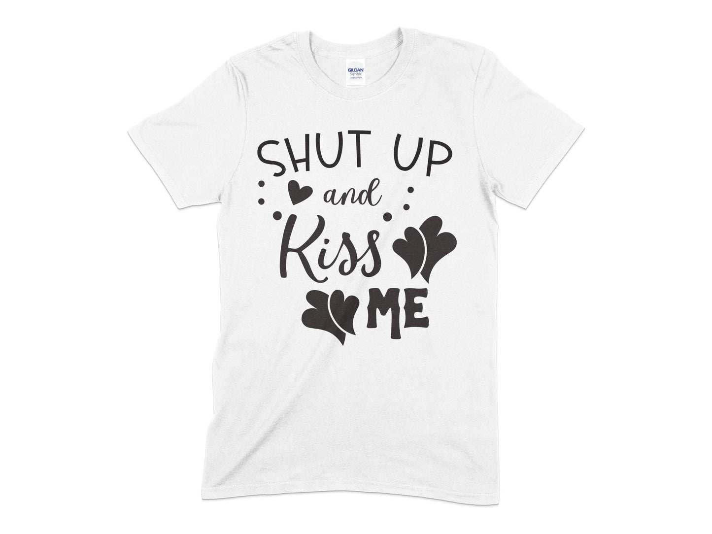 Shut Up and Kiss Me t-shirt - Premium t-shirt from MyDesigns - Just $19.95! Shop now at Lees Krazy Teez