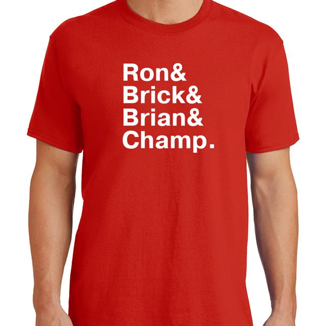 Ron and brick and brian champ Men's t-shirt - Premium t-shirt from Lees Krazy Teez - Just $19.95! Shop now at Lees Krazy Teez