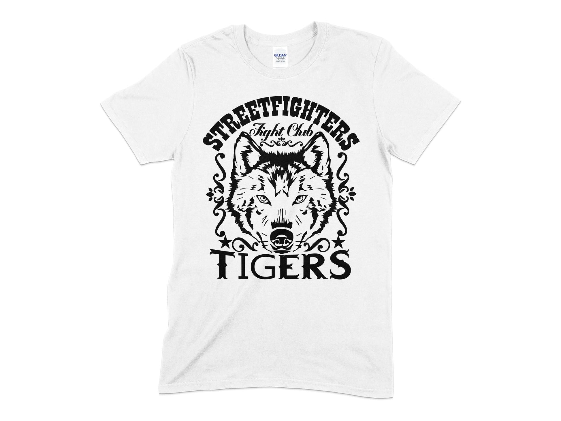 Street fighters fight club tigers Unisex t-shirt - Premium t-shirt from MyDesigns - Just $19.95! Shop now at Lees Krazy Teez