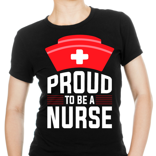 Proud to be a nurse Women's t-shirt - Premium t-shirt from MyDesigns - Just $21! Shop now at Lees Krazy Teez