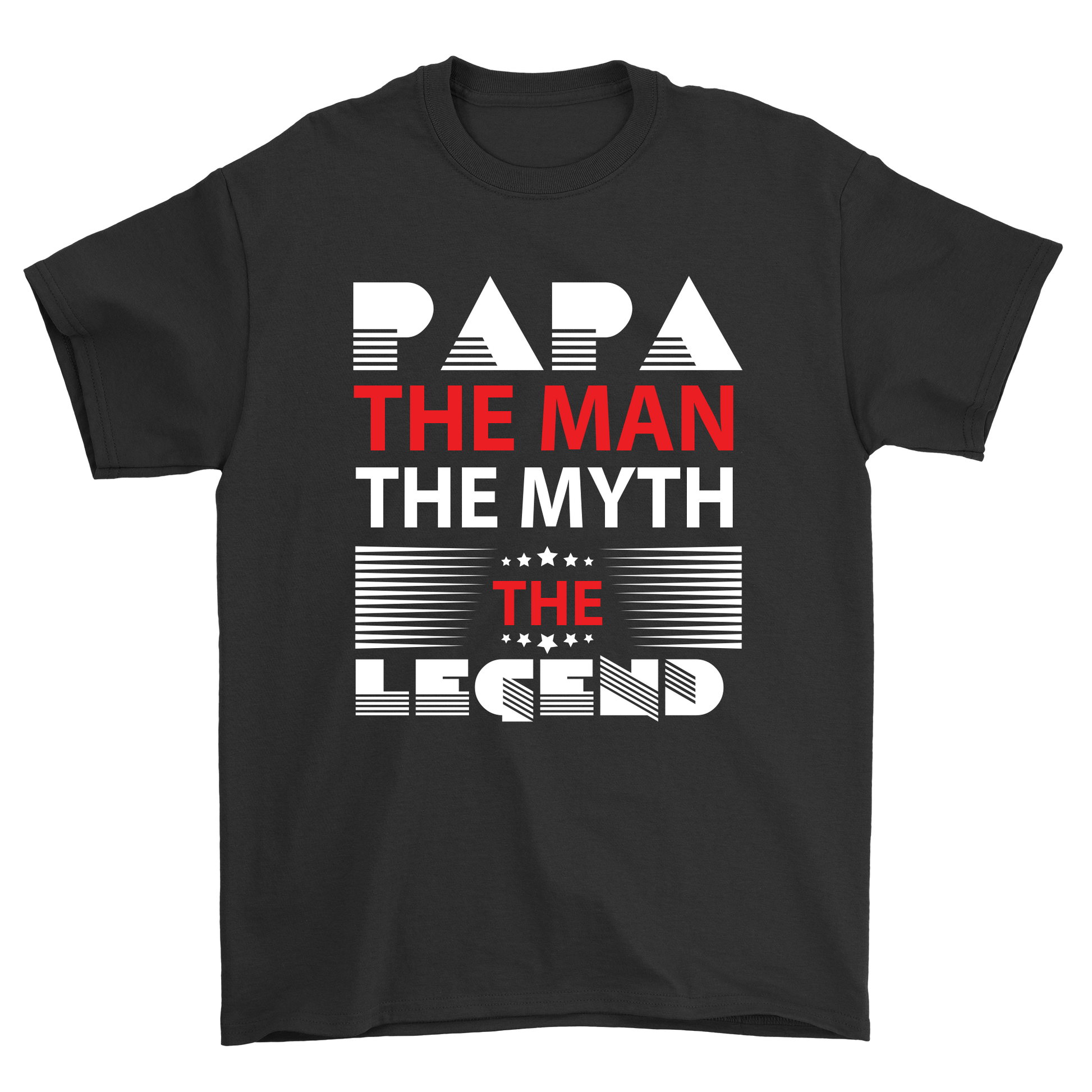 Papa the man the myth the legend t-shirt - Premium t-shirt from MyDesigns - Just $21.95! Shop now at Lees Krazy Teez