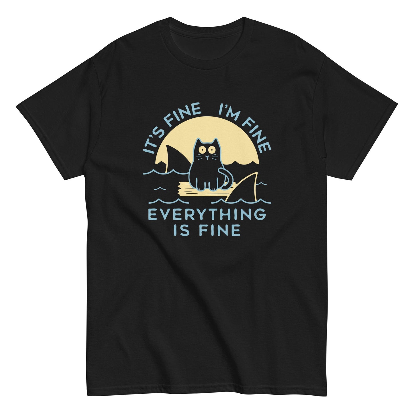 It's fine I'm fine everything is fine t-shirt - Premium t-shirt from MyDesigns - Just $19.95! Shop now at Lees Krazy Teez