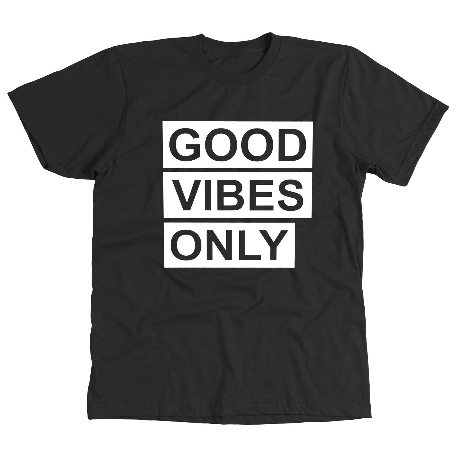 Good vibes only motivation quote t-shirt - Premium t-shirt from MyDesigns - Just $16.95! Shop now at Lees Krazy Teez