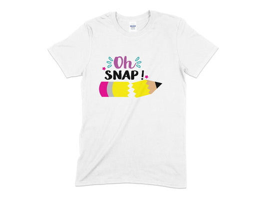 Oh snap school teacher t-shirt - Premium t-shirt from MyDesigns - Just $19.95! Shop now at Lees Krazy Teez