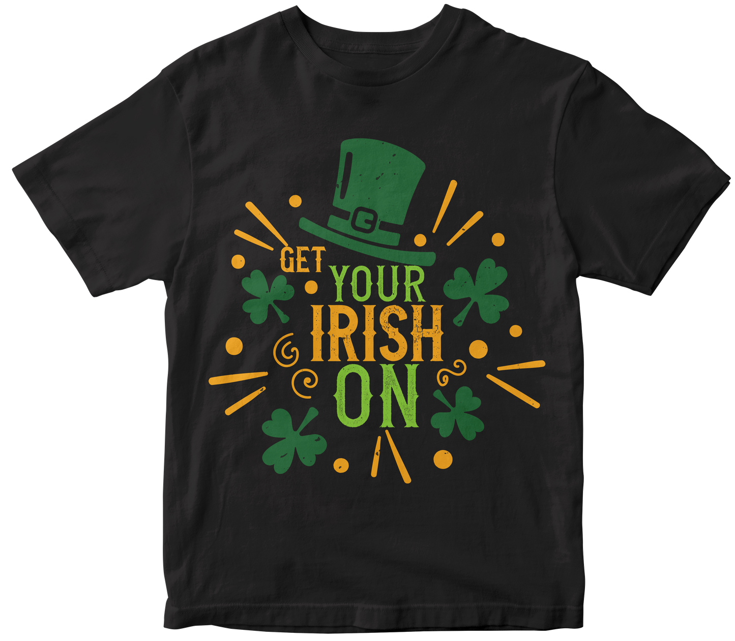 Get your irish on st patricks day t-shirt - Premium t-shirt from MyDesigns - Just $21.95! Shop now at Lees Krazy Teez