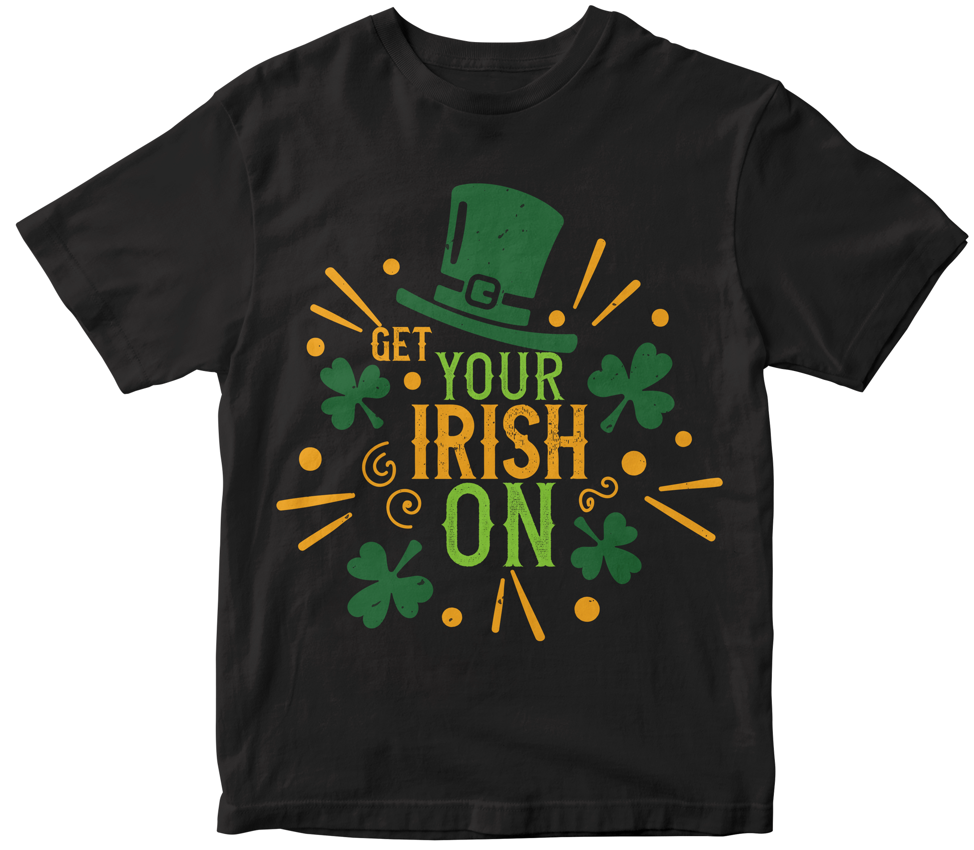 Get your irish on st patricks day t-shirt - Premium t-shirt from MyDesigns - Just $21.95! Shop now at Lees Krazy Teez