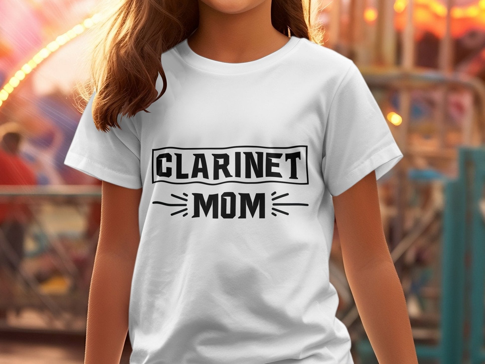 clarinet mom Women's awesome tee - Premium t-shirt from MyDesigns - Just $19.95! Shop now at Lees Krazy Teez