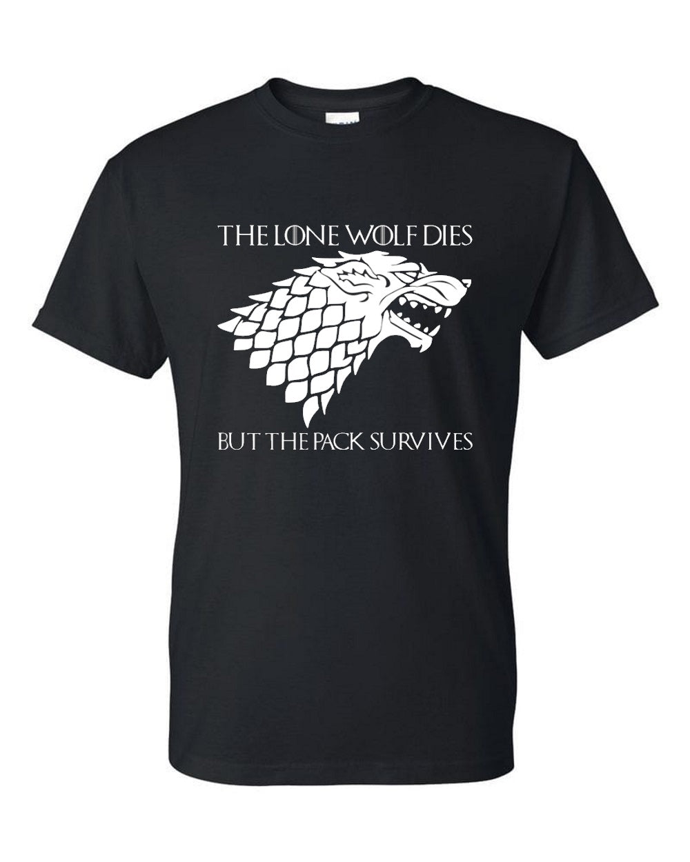 The lone wolf dies but the pack survives unisex t-shirt - Premium t-shirt from MyDesigns - Just $19.95! Shop now at Lees Krazy Teez