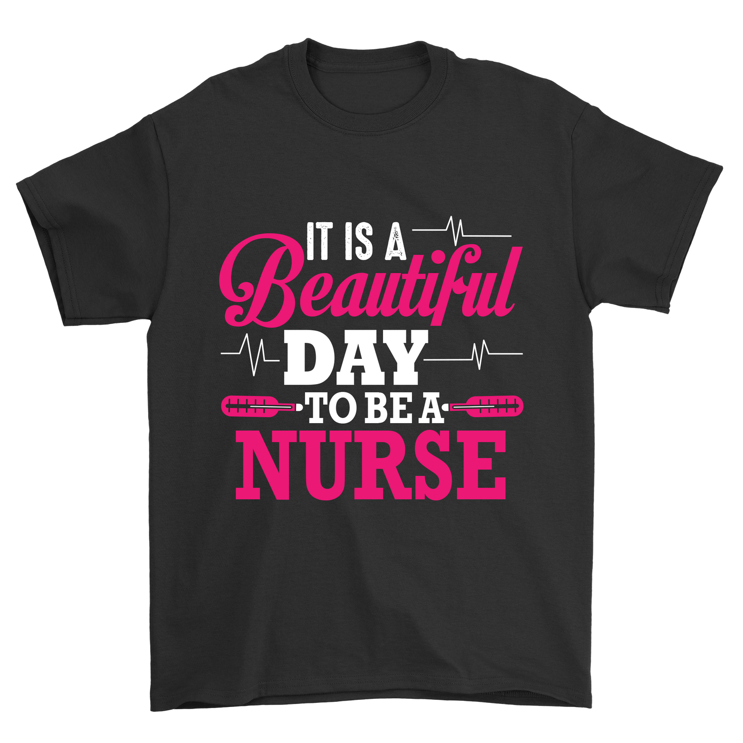 It is a beautiful day to be a nurse t-shirt - Premium t-shirt from MyDesigns - Just $21.95! Shop now at Lees Krazy Teez