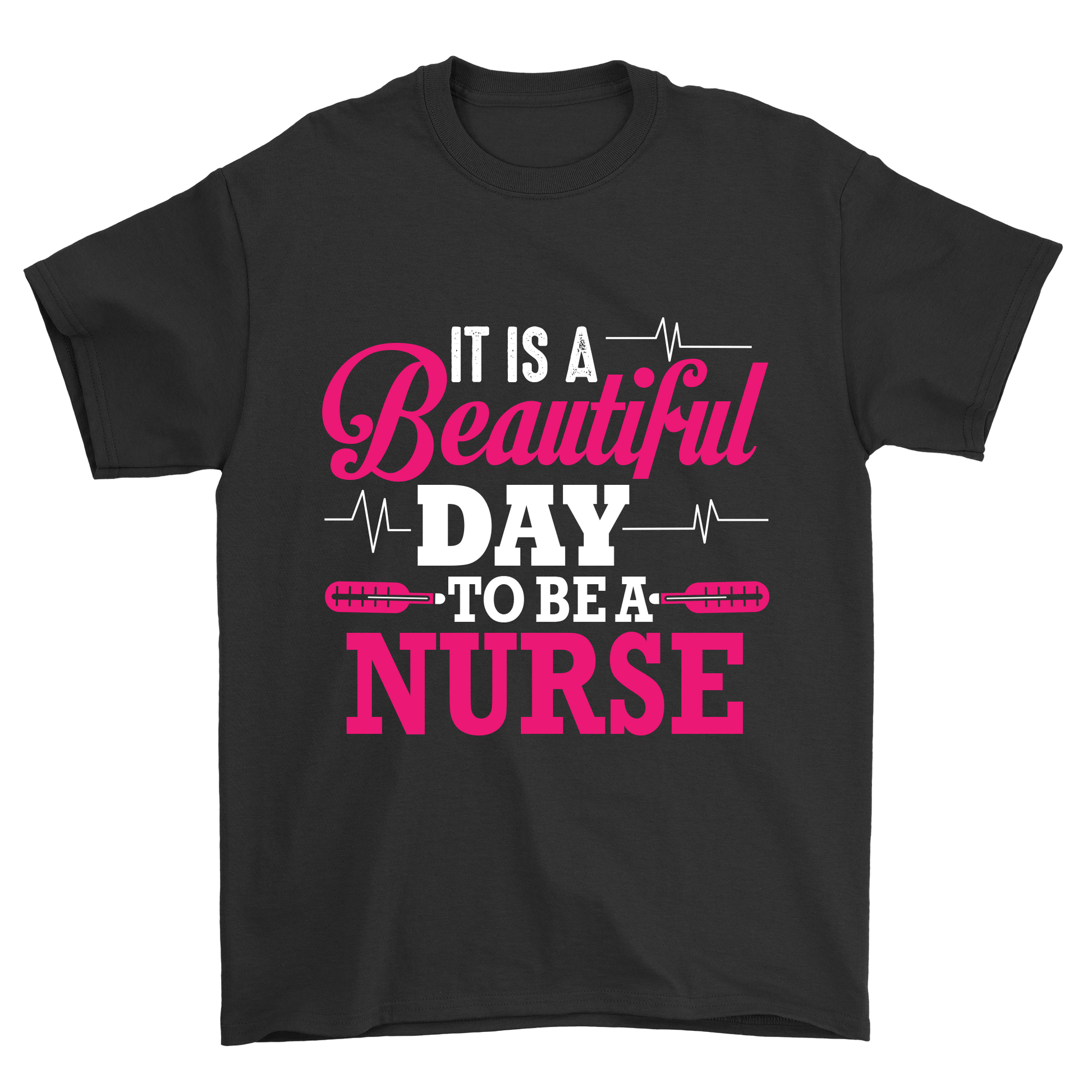 It is a beautiful day to be a nurse t-shirt - Premium t-shirt from MyDesigns - Just $21.95! Shop now at Lees Krazy Teez