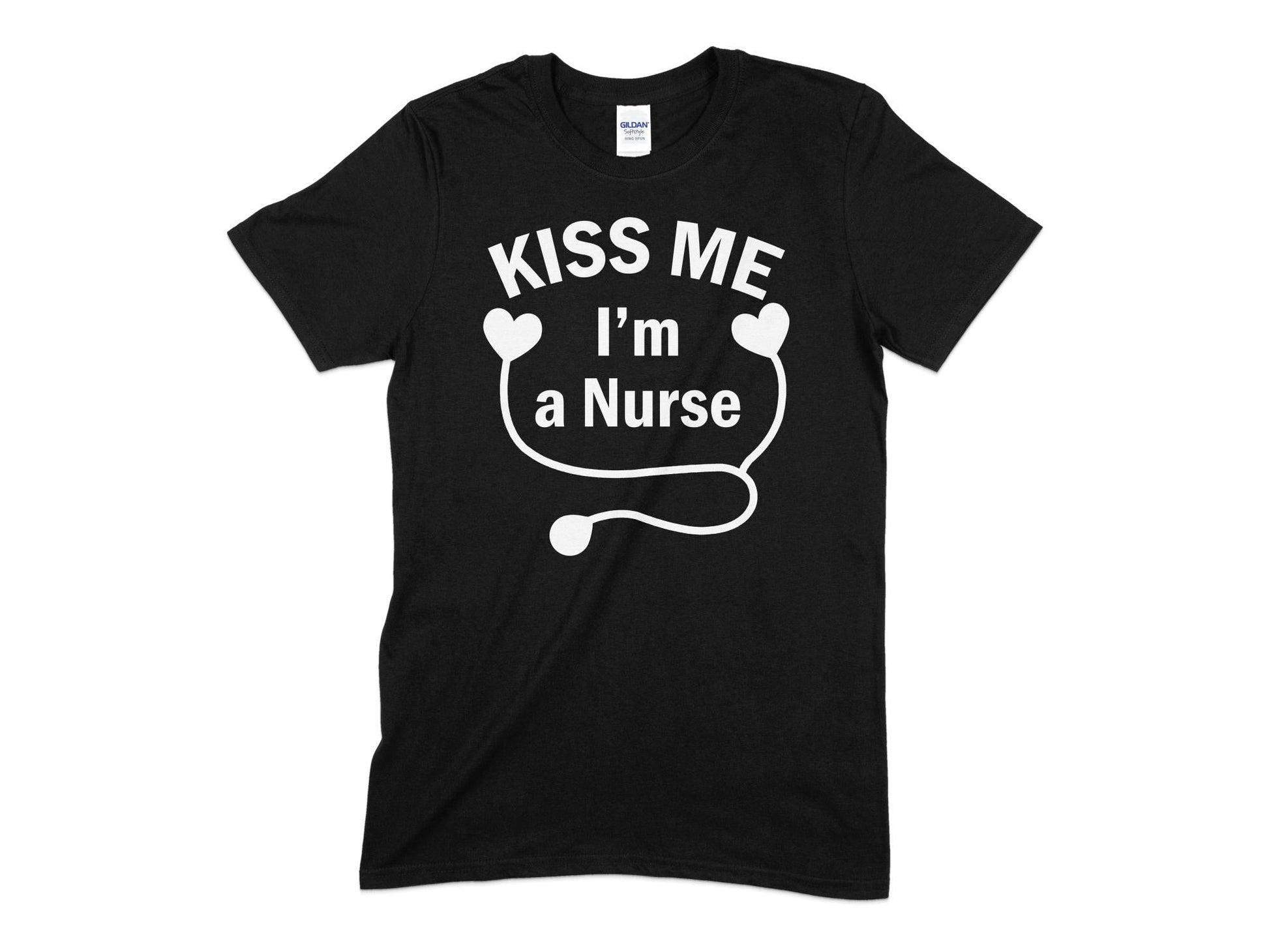 kiss me Im a nurse t-shirt - Premium t-shirt from MyDesigns - Just $21.95! Shop now at Lees Krazy Teez