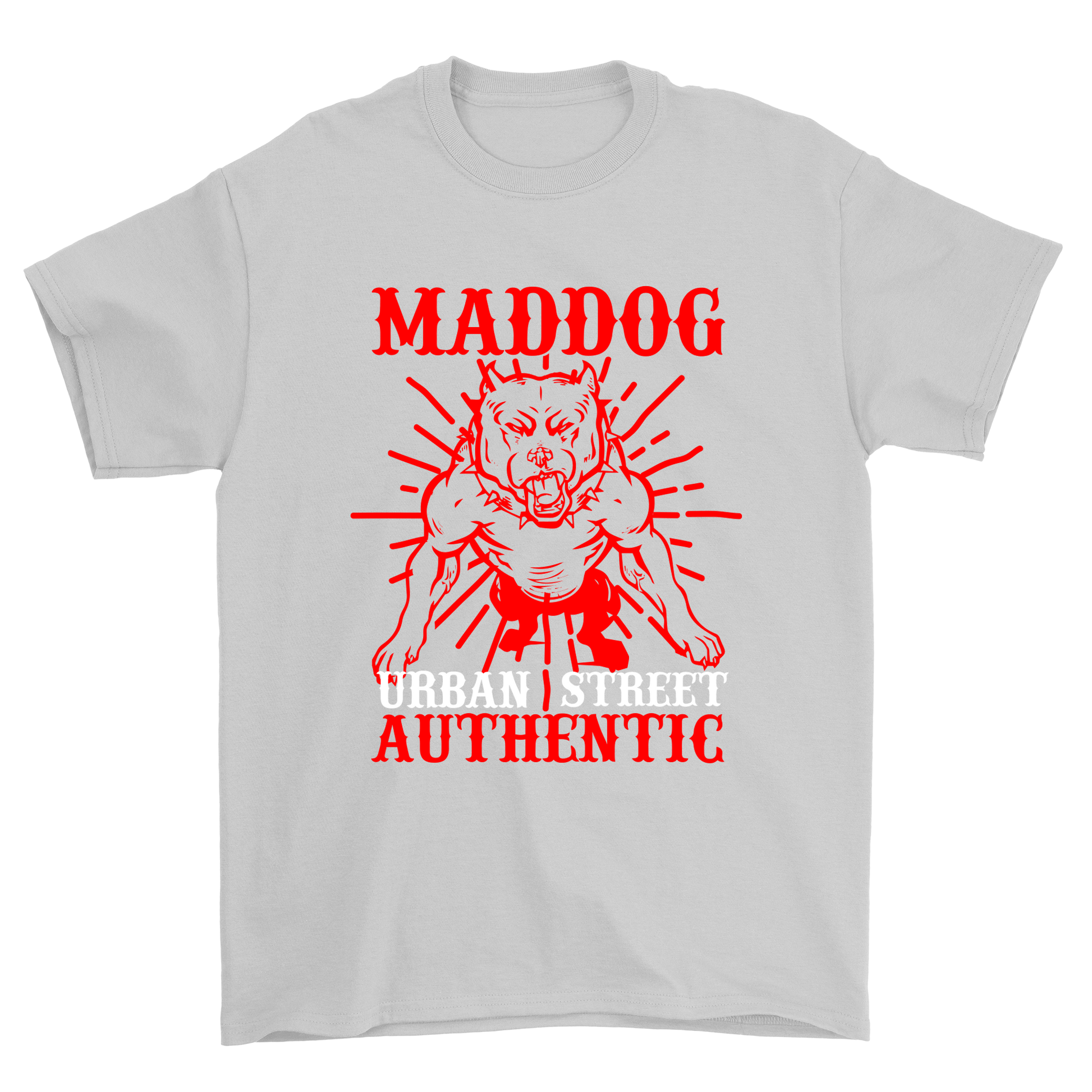 Maddog urban street authentic dog t-shirt - Premium t-shirt from MyDesigns - Just $19.95! Shop now at Lees Krazy Teez