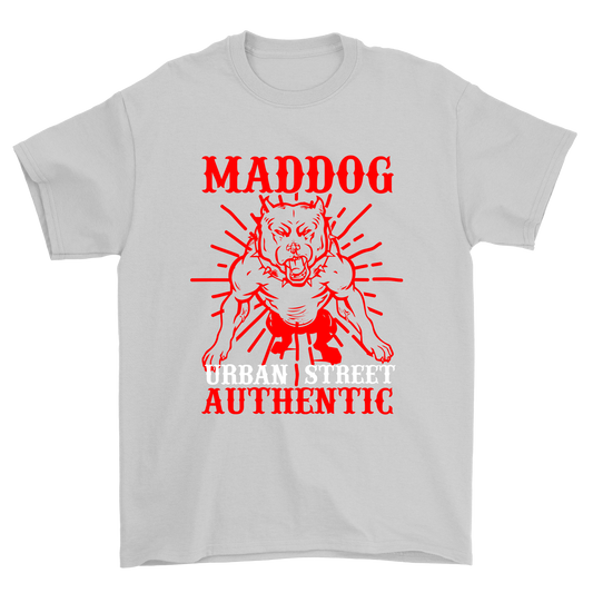 Maddog urban street authentic dog t-shirt - Premium t-shirt from MyDesigns - Just $19.95! Shop now at Lees Krazy Teez