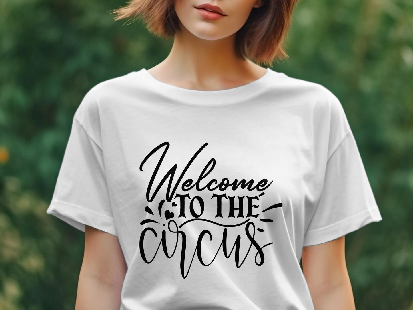 Welcome To The Circus Women's tee - Premium  from MyDesigns - Just $19.95! Shop now at Lees Krazy Teez