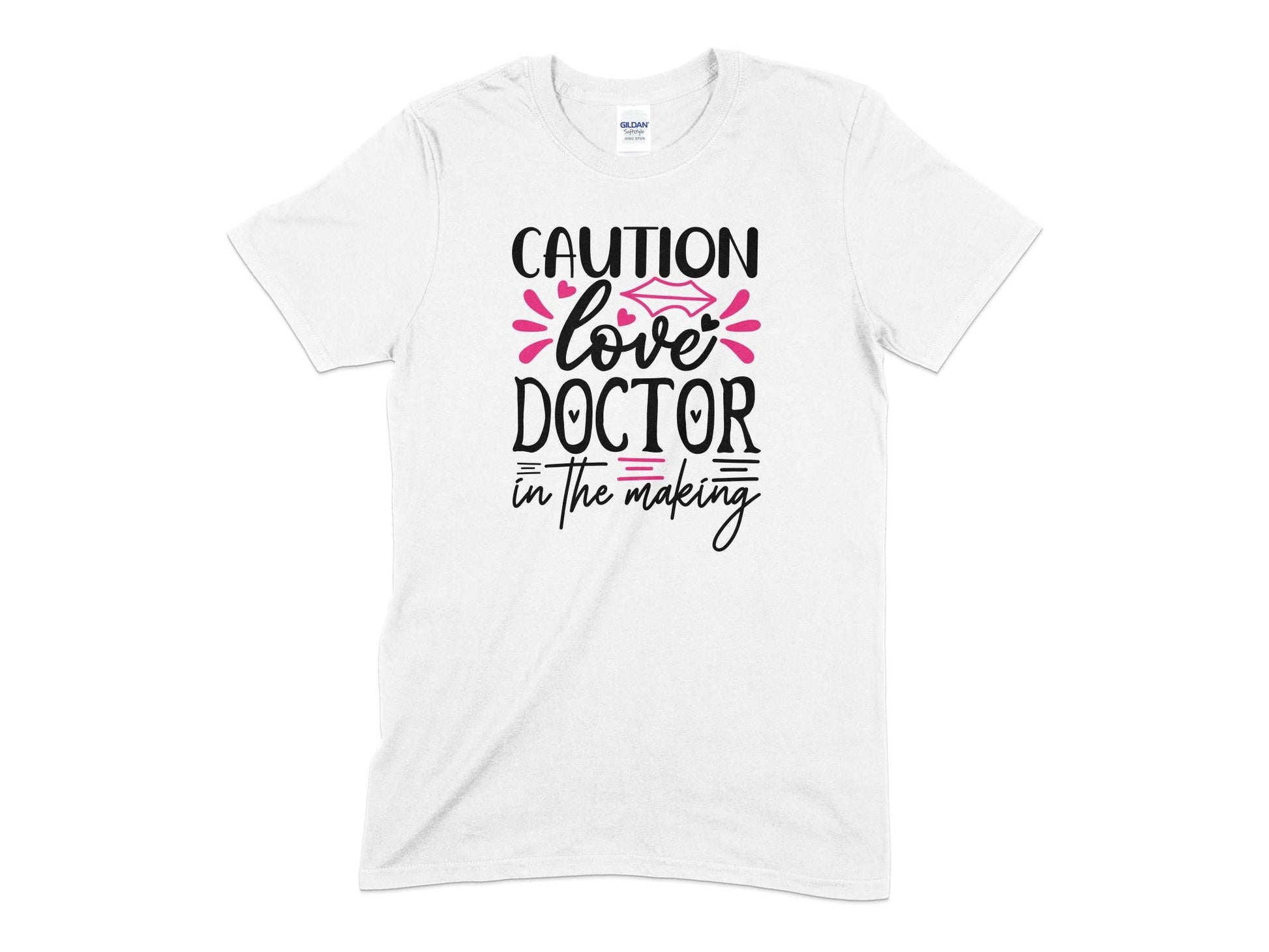 caution love doctor in the making t-shirt - Premium t-shirt from MyDesigns - Just $19.95! Shop now at Lees Krazy Teez