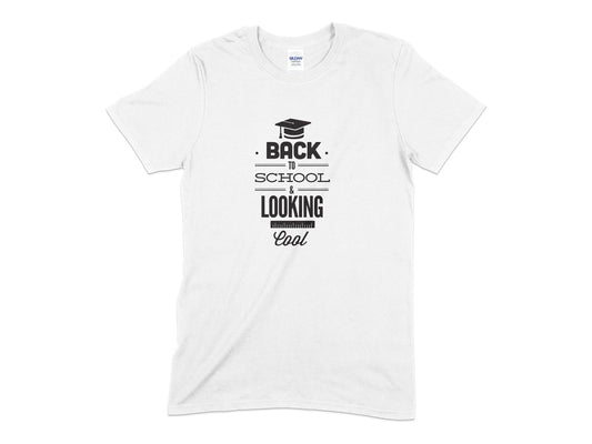 Back to school and looking cool t-shirt - Premium t-shirt from MyDesigns - Just $19.95! Shop now at Lees Krazy Teez