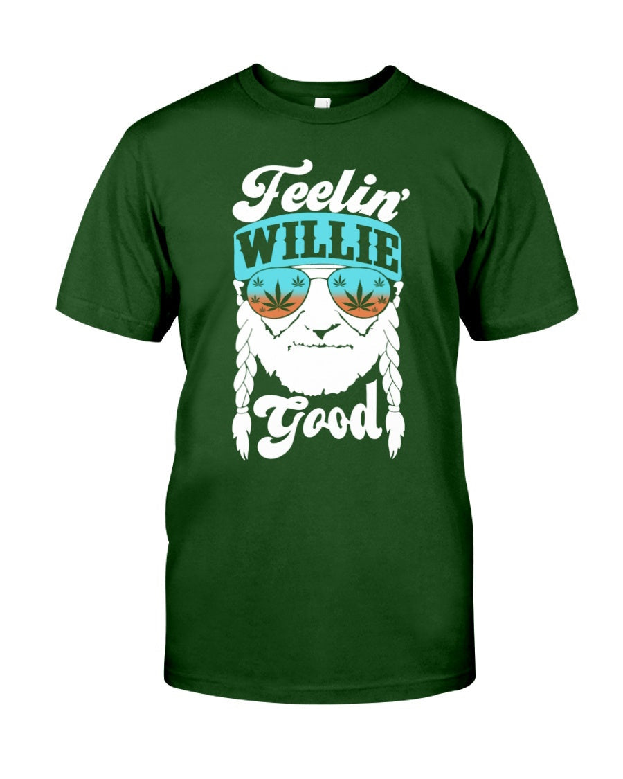 Feelin williie good weed 420 Men's t-shirt - Premium t-shirt from MyDesigns - Just $19.95! Shop now at Lees Krazy Teez
