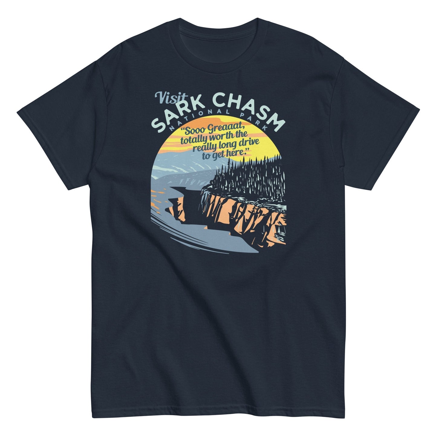 Visit sark chasm national park Men's t-shirt - Premium t-shirt from MyDesigns - Just $19.95! Shop now at Lees Krazy Teez