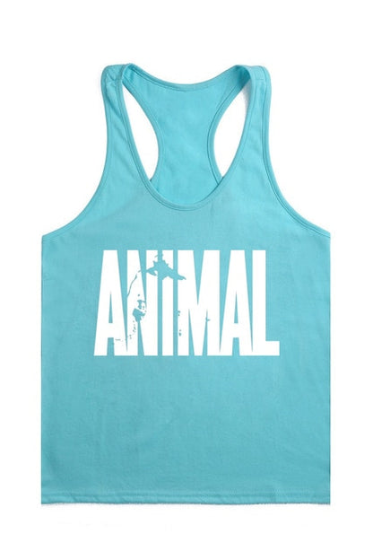 Animal Stringers Mens Tank Tops, Bodybuilding and Fitness Men's tank top - Premium t-shirt from eprolo - Just $17.95! Shop now at Lees Krazy Teez