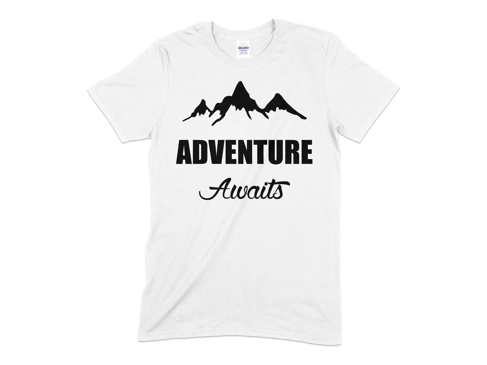adventure awits camping t-shirt - Premium t-shirt from MyDesigns - Just $21.95! Shop now at Lees Krazy Teez