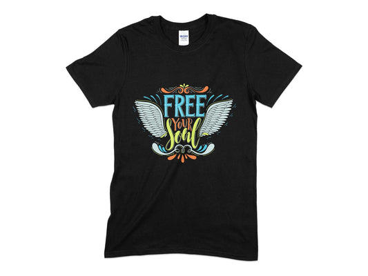Free Your Soul unisex t-shirt - Premium t-shirt from MyDesigns - Just $17.95! Shop now at Lees Krazy Teez