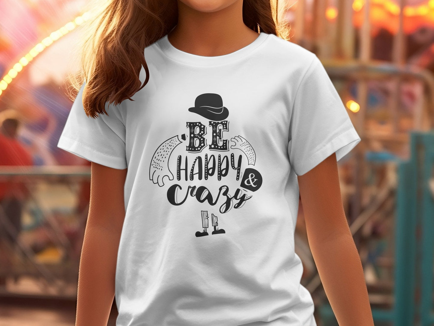 Be happy and crazy Awesome Women's t-shirt - Premium t-shirt from MyDesigns - Just $19.95! Shop now at Lees Krazy Teez