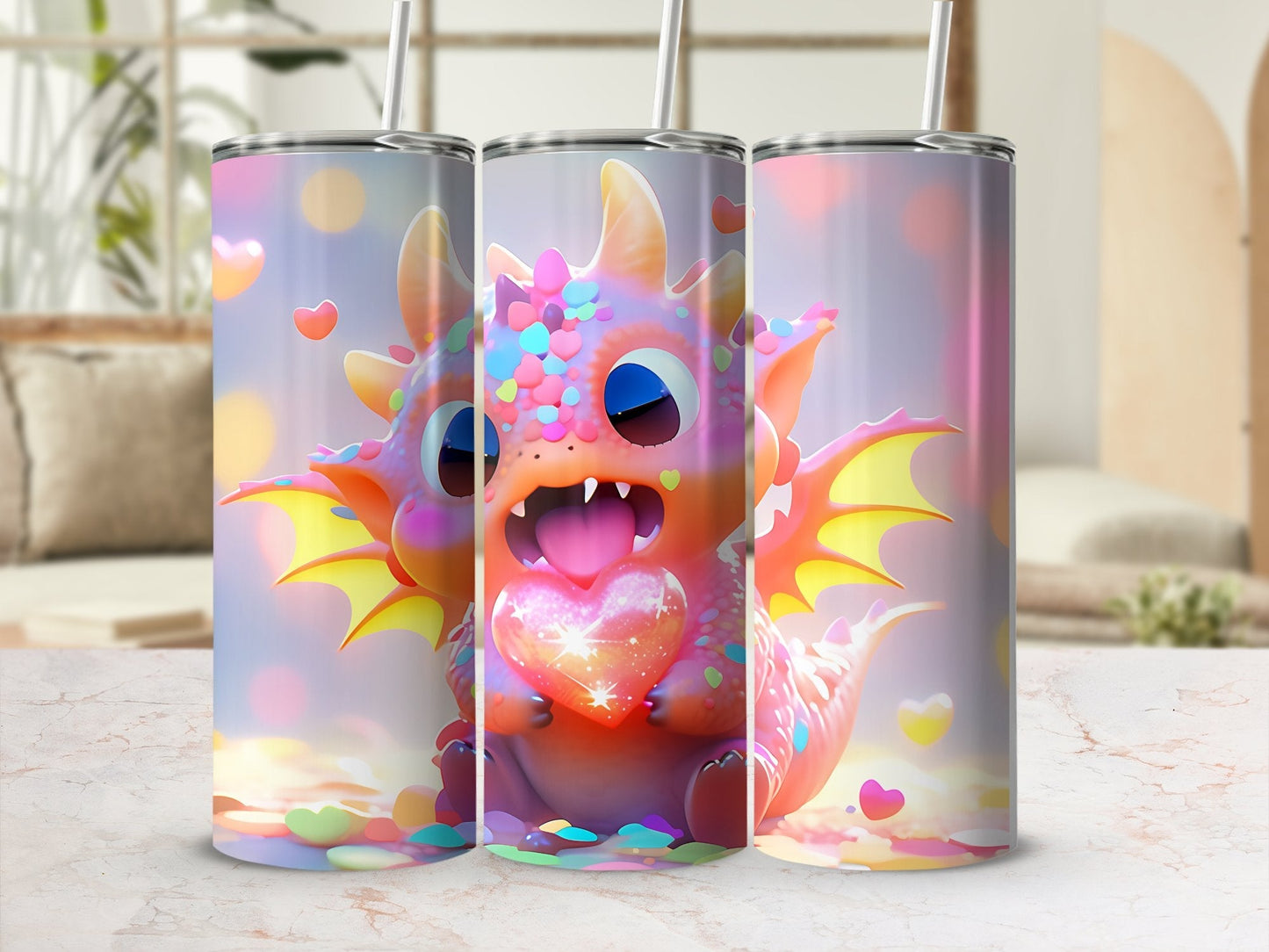 Cute monster tumbler wrap 20oz skinny tumbler - Premium tumbler from MyDesigns - Just $26.95! Shop now at Lees Krazy Teez