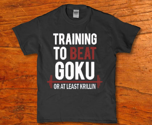 Training to beat Goku or at least krillin Women's t-shirt - Premium t-shirt from MyDesigns - Just $19.95! Shop now at Lees Krazy Teez