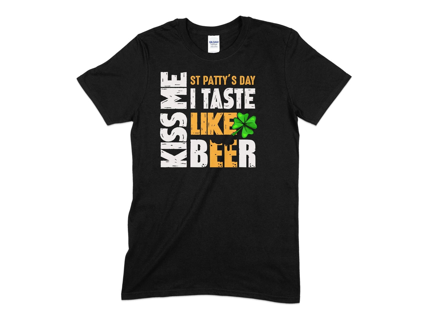 Kiss me st pattys day i taste like beer t-shirt - Premium t-shirt from MyDesigns - Just $21.95! Shop now at Lees Krazy Teez