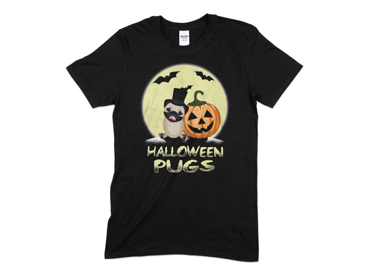 Halloween pugs animal dog t-shirt - Premium t-shirt from MyDesigns - Just $17.95! Shop now at Lees Krazy Teez