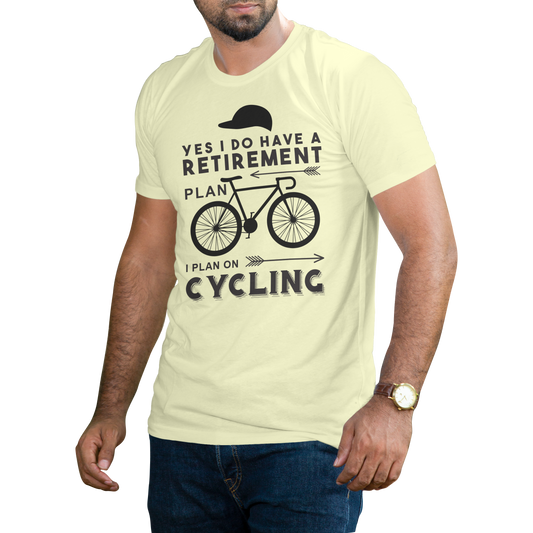 Yes i do have a retirement plan i plan on cycling t-shirt - Premium t-shirt from MyDesigns - Just $16.95! Shop now at Lees Krazy Teez