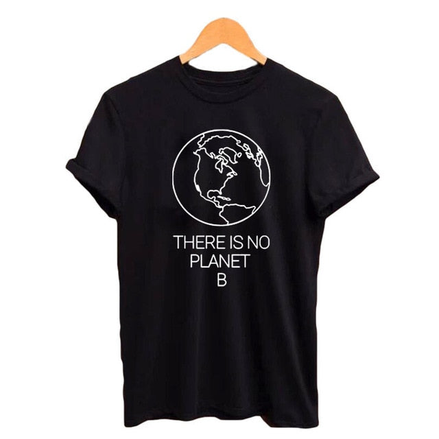 Embrace Earth Day: Women's Summer Cotton T-Shirt with the Slogan 'There Is No Planet B - Premium t-shirt from eprolo - Just $19.95! Shop now at Lees Krazy Teez