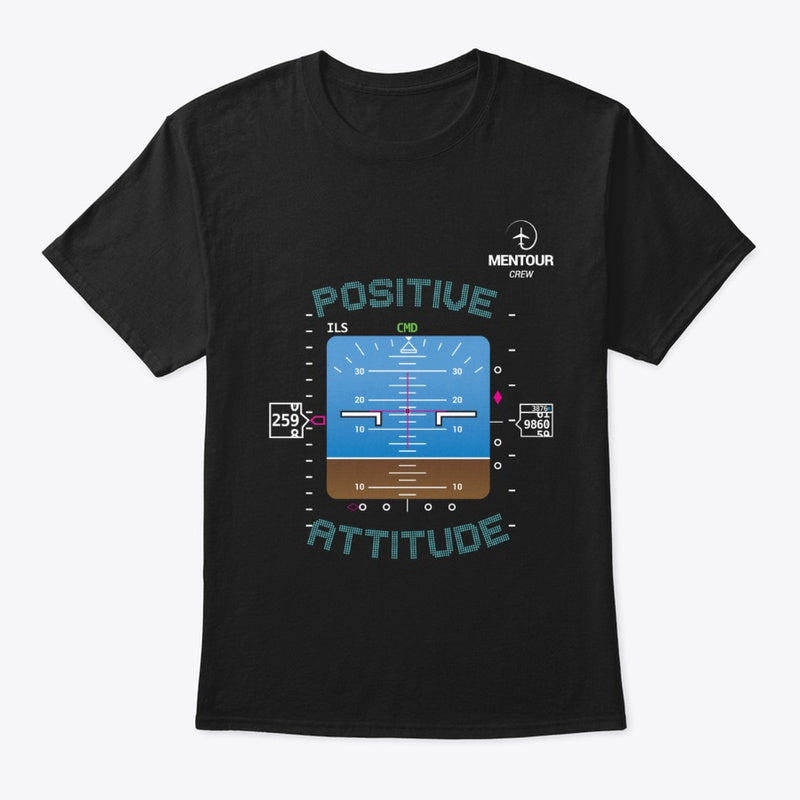 Mentour Crew Positive Attitude Men's t-shirt - Premium t-shirt from MyDesigns - Just $16.95! Shop now at Lees Krazy Teez