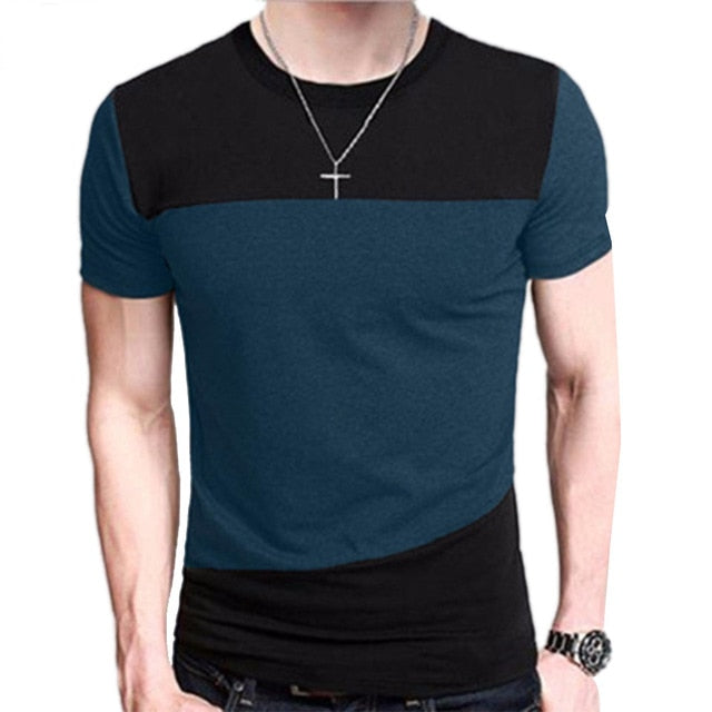 Effortless Style: Men's Slim Fit Crew Neck T-Shirt - Short Sleeve Casual Comfort in Sizes M-3XL - Premium t-shirt from eprolo - Just $16.95! Shop now at Lees Krazy Teez