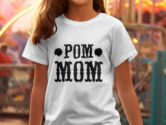 Pom Mom Mothers Day Women's Ladies t-shirt - Premium  from MyDesigns - Just $19.95! Shop now at Lees Krazy Teez